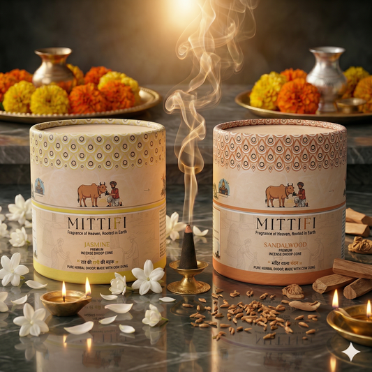Mittifi INCENSE CONE -  Jasmine + Sandelwood