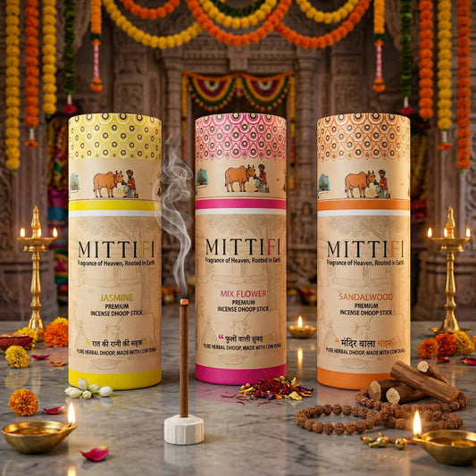 Mittifi INCENSE STICKS -  Jasmine + Mix Flower + Sandelwood