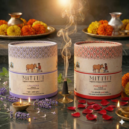 Mittifi INCENSE CONE -  Lavender + Rose