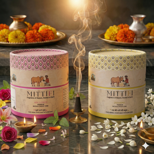 Mittifi INCENSE CONE - Mix Flower + Jasmine