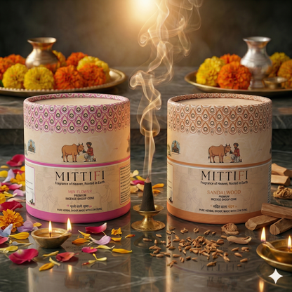 Mittifi INCENSE CONE - Mix Flower + Sandelwood