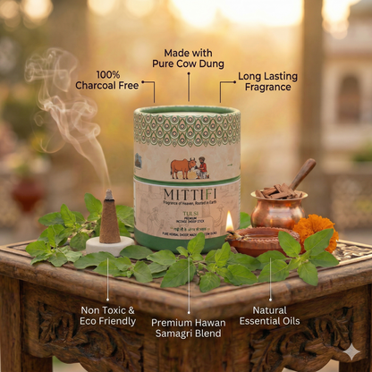 Mittifi INCENSE CONES - Tulsi
