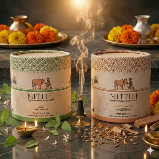 Mittifi INCENSE CONE - Sandelwood + Tulsi